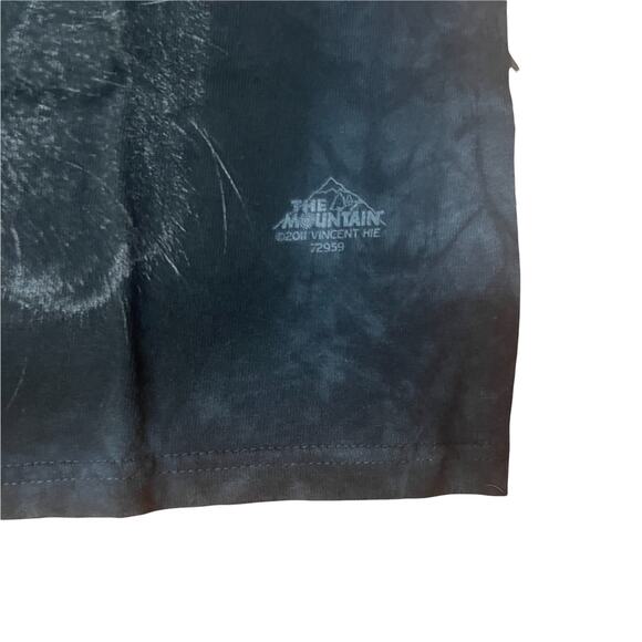 The Mountain tie dye black dog tee size youth large - Picture 4 of 4